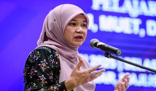 Menteri Pendidikan, Fadhlina Sidek/ BERNAMA